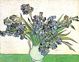 Vase with Irises by Vincent van Gogh